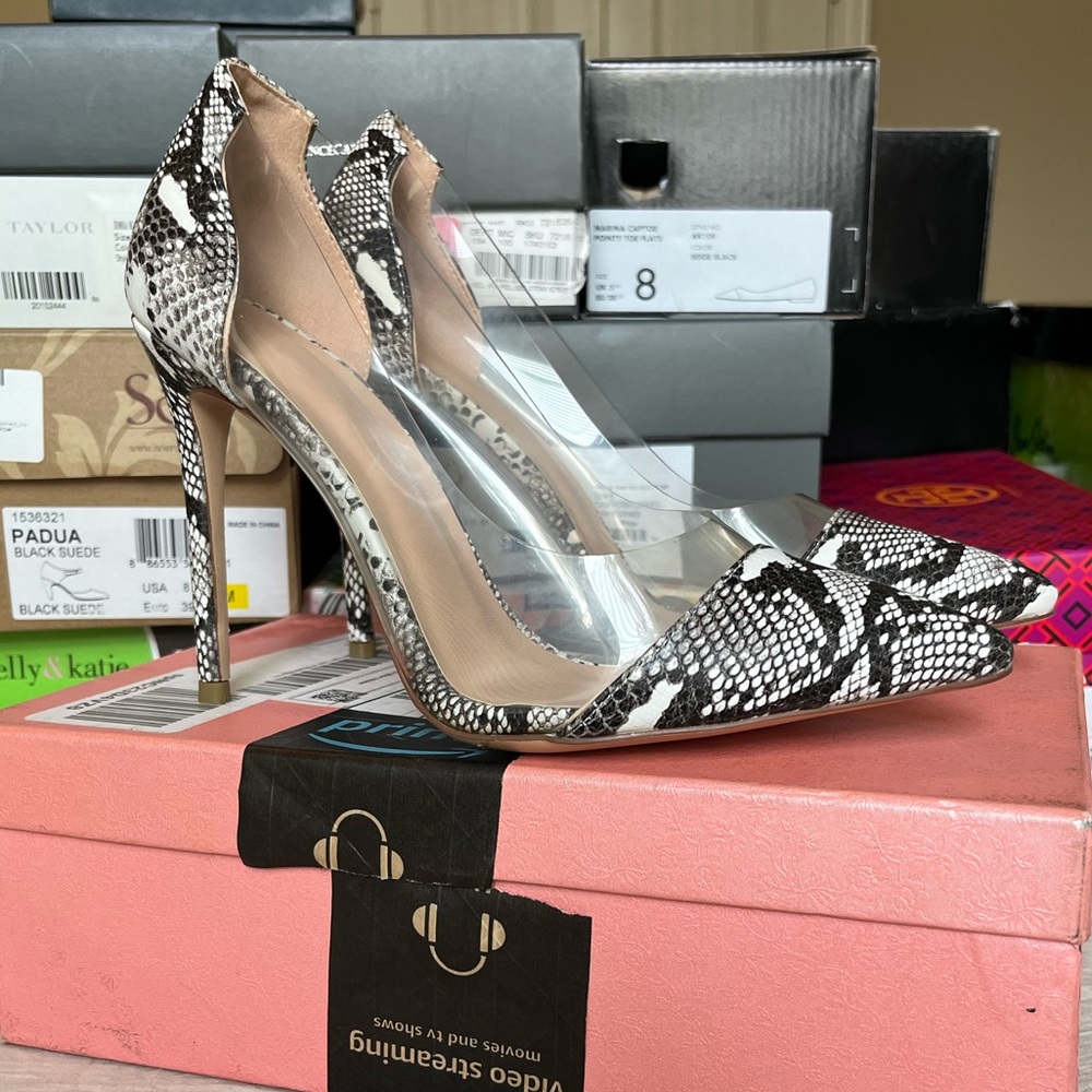 Snakeskin Heels